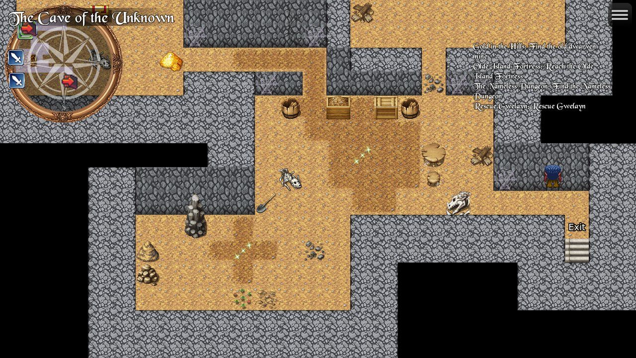 The mouth of the Cave of the Unknown